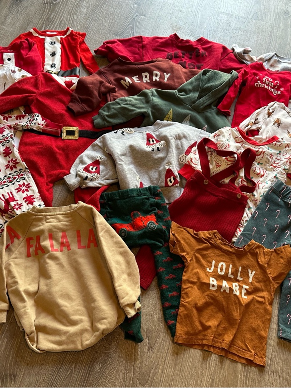 Baby Boy Christmas Clothing 9 Months Lot